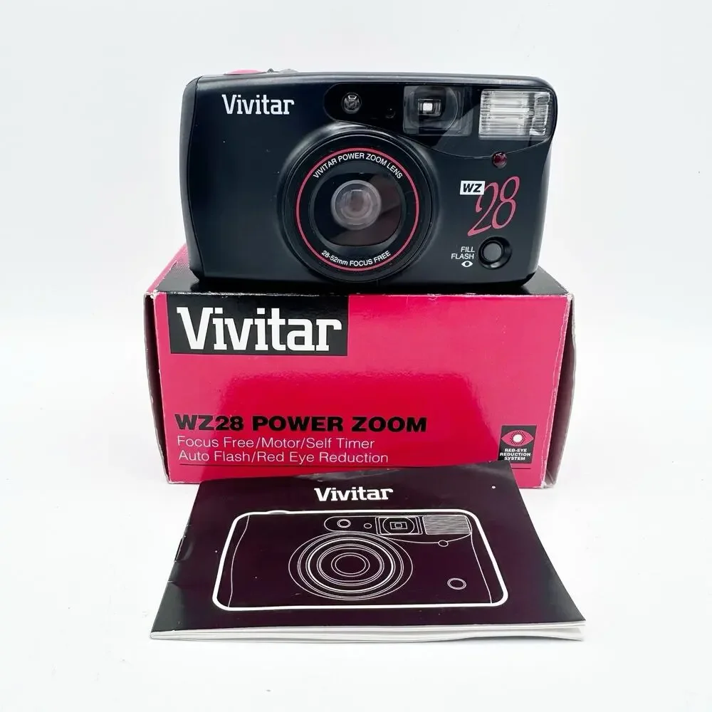 35 mm Camera Vivitar WZ28 28 to 52mm Point and Shoot Zoom Lens Tested Functions